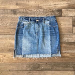 NWT Gianni Bini Two Stone Denim Skirt